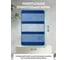 Коврик для ванной комнаты FORA PP 50x80 см GOLUBOI FOR-PP-GOLUBOI-50-80 3