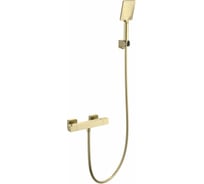 Смеситель для душа с термостатом Wonzon & Woghand STAY 3, брашированное золото WW-B2062-A-BG