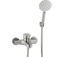 Смеситель для ванны AQUEDUC 345334 одноручковый, короткий излив нерж. сталь /20 ЭК000145334