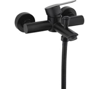 Смеситель для ванны AQUEDUC 345335 одноручковый, короткий излив черный нерж. сталь /20 ЭК000145335