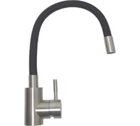 Смеситель для кухни однорычажный Lucky Tap гибкий излив черный, нержавеющая сталь KD-4025-071BL-48, d40 1690