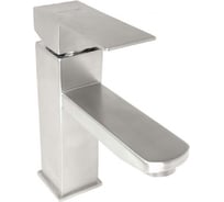 Смеситель для умывальника однорычажный Lucky Tap BM-3401-SS-36 нержавеющая сталь, с гайкой, d35 1723