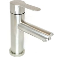 Смеситель для умывальника однорычажный Lucky Tap BM-3501-SS-33 нержавеющая сталь с гайкой, d35 1716