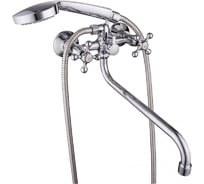 Смеситель для ванны Lucky Tap двухвентильный с лейкой, латунь, BBD-2013-35S-58 1/2' картриджный переключатель 308