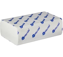 Бумажные полотенца листовые Z-сложения Merida КОМФОРТ, 2 сл., белые, 20 пач. х 200 лист. BP2404