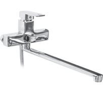 Смеситель для ванны DORON DВ 2149-35L, шаровый, хром, излив 350 мм, лейка 1 режим 016333