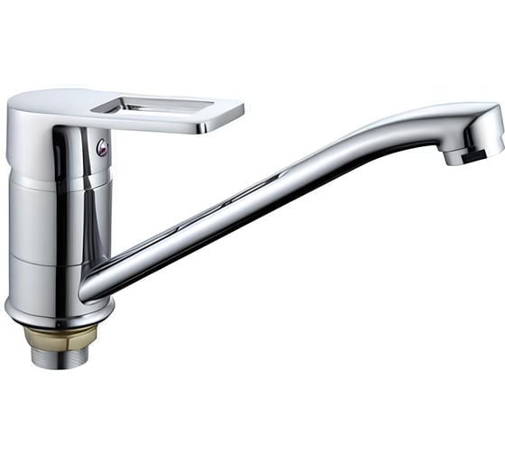 Смеситель для кухни DORON DС 2129-N, шаровый, хром, излив длинный нос, п/г 003356 1