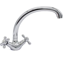 Смеситель для кухни DORON DС 1903-N, 1/2 керамика, хром, излив толстый литой, п/г 000281