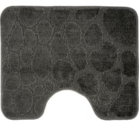 Коврик для ванной комнаты FORA черный, 50x60 см STONE BLACK FOR-PP-STN50-60BL