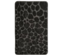 Коврик для ванной комнаты FORA черный, 50x80 см STONE BLACK FOR-PP-STN50-80BL