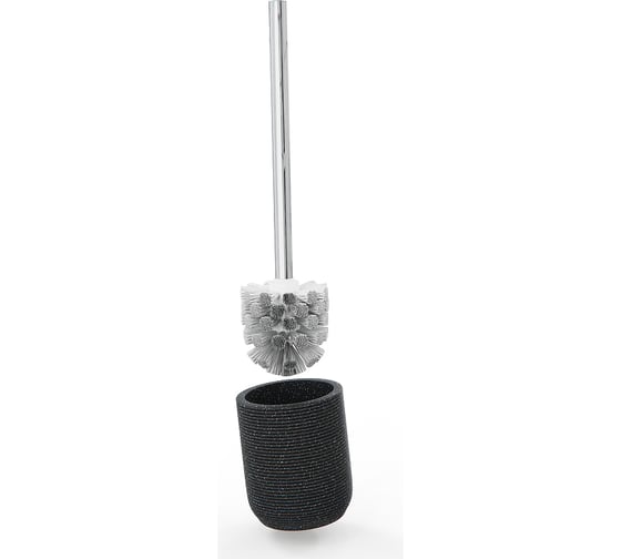 Ершик для унитаза FORA напольный TWISTER BLACK FOR-TWR025BL