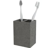 Настольный стакан для зубных щеток FORA STONE BLACK FOR-STN042BL
