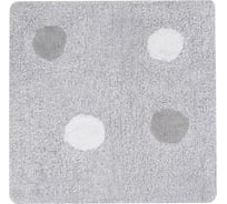 Коврик для ванной комнаты FORA хлопковый, 60x60 см MIRACLE SILVER FOR-MIR60-60SIL