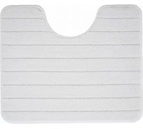 Коврик для ванной комнаты FORA 50x60 см, WAVE WHITE FOR-PP-WAV50-60W