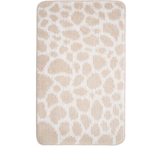 Коврик для ванной комнаты FORA 50x80 см, LINE NATURAL FOR-PP-LN50-80NAT