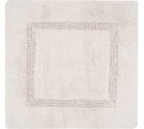 Коврик для ванной комнаты FORA хлопковый, белый, 60x60 см BRICKS WHITE FOR-BRK60-60W