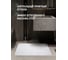 Коврик для ванной комнаты FORA 50x80 см, WAVE WHITE FOR-PP-WAV50-80W 5