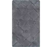 Коврик для ванной комнаты FORA хлопковый, черный, 60x100 см STONE BLACK FOR-STN60-100BL