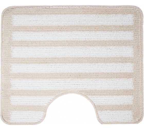 Коврик для ванной комнаты FORA 50x60 см, SPIRAL NATURAL FOR-PP-SPL50-60NAT