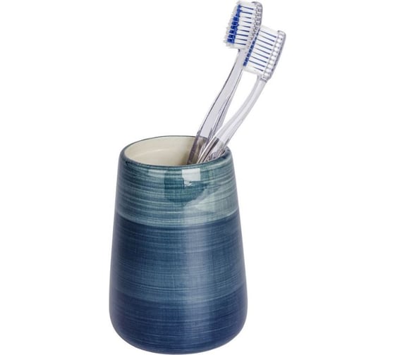 Стакан для зубных щеток WENKO POTTERY petrol 22646100C
