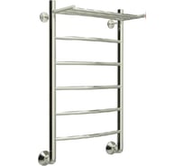 Полотенцесушитель стальной ТЕРМОДИЗАЙНC Steel, лесенка, W=500, H=1000, 15 перекладин, 1/2в.р. граф. TDCSt004G