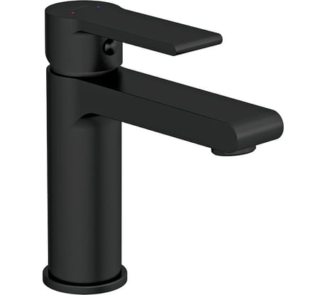 Смеситель для раковины Cersanit BRASKO BLACK с клик-клак 63107