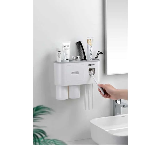 Набор для ванной комнаты BIONIK BK302 GRAY
