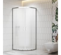 Душевой уголок RGW 80*80*195 CL-56 Полукруг/Хром/Cora/6 мм 06095688-41