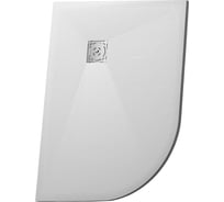Душевой поддон RGW 80*120*2,5 ST/AR-0128W Белый/Асимметричный O 90 мм Каменный 16154128-01R