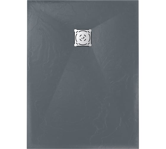 Душевой поддон RGW 80*150*2,5 ST-0158G Графит/Прямоуг O 90 мм Каменный 16152815-02