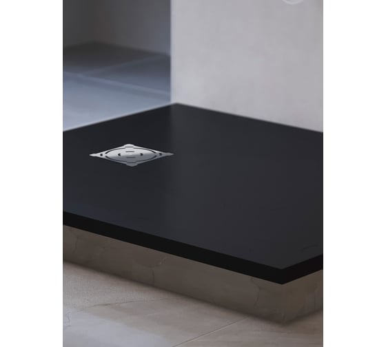 Душевой поддон RGW 80*150*2,5 ST-0158G Графит/Прямоуг O 90 мм Каменный 16152815-02