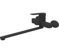 Смеситель для ванны шаровой1 с изливом Gota Rocio L-30см. перекл.душа 221310 d35 Capricho черный 221310-GOTA