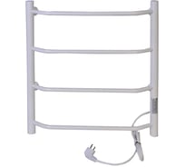 Электрический полотенцесушитель Тера Виктория 500x600, диммер, белый ПСК-11-02д.б