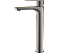 Смеситель для умывальника и накладной мойки одноручковый AQUEDUC 345720 короткий излив нержав. сталь /10 ЭК000145720