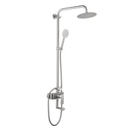 Смеситель для ванны одноручковый AQUEDUC 345338 с верхней душевой лейкой Тропический дождь нерж. сталь /5 ЭК000145338