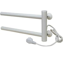 Электрический полотенцесушитель кухонный Тера Игла 180x400, белый, настенный, кнопка ПСН-87-04б