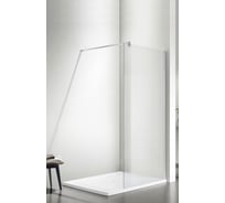 Душевое ограждение SANTREK AQUA Тour - SG-1400-G-Chrome 1400х1950 стекло Грейп 6мм, профиль Хром (штанга в комплекте) 331615