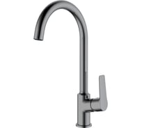 Смеситель для кухни Golden Fox City с высоким изливом шар. 12330 латунь оружейная сталь 12330-FOX