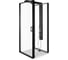 Душевой уголок Vitra Zest 90x90, дв, L-стена, черный, правосторонний 56930023000 1