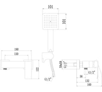 Смеситель для душа Fmark FS8603Q