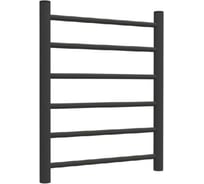 Полотенцесушитель стальной ТЕРМОДИЗАЙН T Steel, лесенка, W=500, H=600, 6 перекладин, 1/2в.р. граф. TDTSt002G