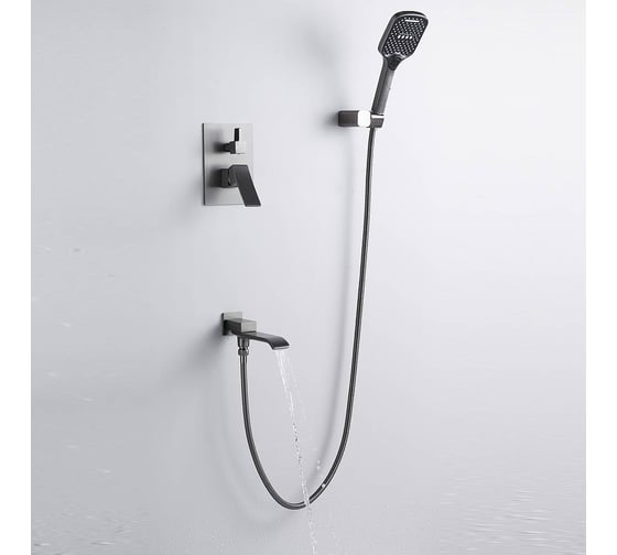 Встроенная душевая система с каскадным изливом SHEVANIK S4035T