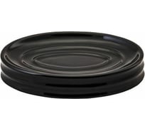 Мыльница Аквадекор овал OIL черный, керамика ATC-1205BK-04