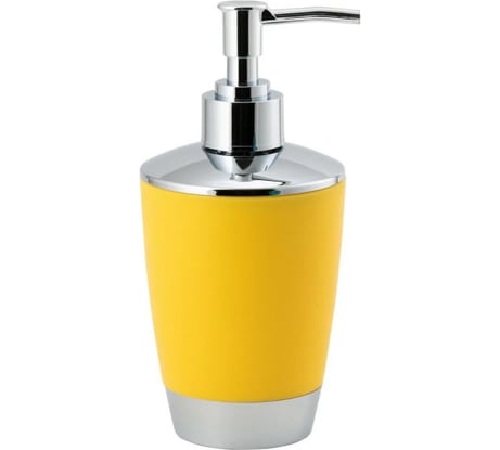 Дозатор жидкого мыла Аквадекор Альма светло желтый, пластик ATTP-2100YLW-01