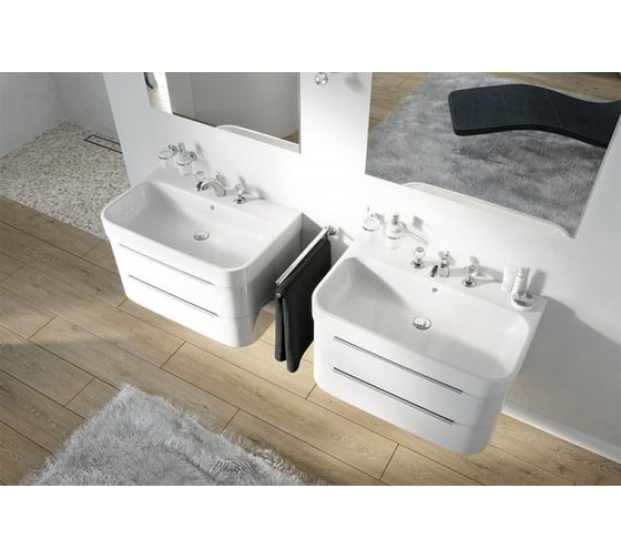 Смеситель для раковины KLUDI Adlon на 3 отверстия, цвет хром KL5104305G5