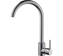 Смеситель для кухни одноручковый AQUEDUC 345725 высокий излив, нержав. сталь хром /10 ЭК000145725