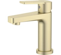 Смеситель для раковины Aquatek AQ1710BG ЛУГАНО 106 без донного клапана, шлиф. золото 00000141944