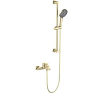 Смеситель для ванны с душевым гарнитуром Aquatek AQ1748BG ЛУГАНО шлиф. золото 00000141959