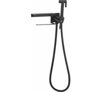 Встраиваемый смеситель FASHUN A57703-7 с полочкой, гигиенической лейкой и держателем туалетной бумаги, черный SUS304, картр. D=25 УТ-00003132