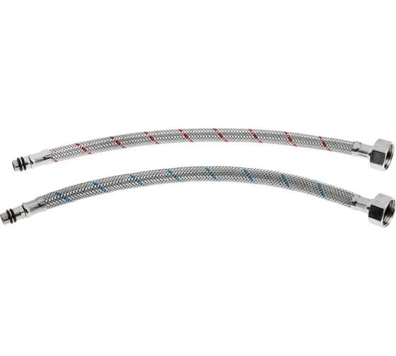Смеситель для кухни ZEIN Z25120101 гибкий излив, кран-букса латунь 1/2", хром 5118187